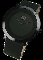 Dámské hodinky Phoebe – barevná kombinace černá nerez ocel / černý ciferník / černý řemínek