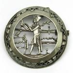 AutorskeSperky.com - Stříbrná brož - S2713