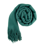 Dámská jednobarevná pašmína oliva