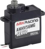 Amewi mini servo AMXRacing AMHV56MG Mini analogové servo Materiál převodovky: kov