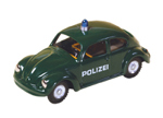 Plechová hračka auto VW brouk policie