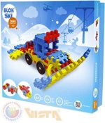 * SEVA Blok Ski plastová STAVEBNICE 116 dílků v krabici