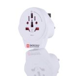 Cestovní adaptér, Cestovní adaptér, Univerzální zásuvka na UK s USB, 13A, Zásuvka, USB