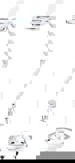 TOOLCRAFT 2391156 plus 2389201 Lupa s LED osvětlením, 60 SMD LED, 3D, 1,75 x vč Pojízdný kulatý stativ zvětšení=1.75 x 127 mm Třída energetické účinnosti 2021 F (A