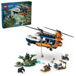 * LEGO City 60437 Helikoptéra na průzkum džungle v základním táboře