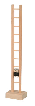 Originální dřevěná hračka - dřevěný artista - černý