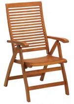 Zahradní polohovací a skládací křeslo Lake Deer