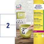 Avery-Zweckform L4717REV-20 etikety odolné proti vlivům počasí 210 x 148 mm poylesterová fólie bílá 40 ks přemístitelné barevná laserová tiskárna, laserová