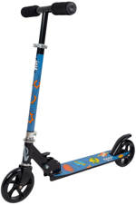 ACRA Koloběžka Joy Superhero modrá skládací s potiskem