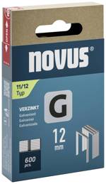 Novus Tools 042-0798 svorky z plochého drátu Typ 11 600 ks Rozměry (d x š) 12 mm x 10.6 mm