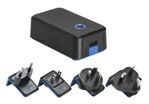 Adaptér AC/DC, výstup: 5V dc, počet výstupů: 1 AC/DC adaptér 1A 5W, Austrálie, Evropská, UK, USA pro zdravotnictví