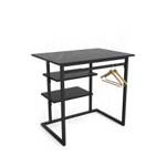 Prodejní systém TRIPLO, 9381B KIT stolek s policemi, 90x60cm,výška 90cm,černý