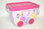 Box na hracky s kolečkama Princezny - Kontejner-
