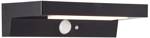 Brilliant Barker G40415/06 venkovní solární nástěnné osvětlení s PIR senzorem LED 3 W černá