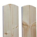 Plotovka smrk AB s obloukem 18x82x1500 mm