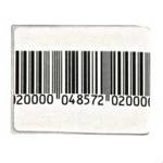 Papírové bezpečnostní etikety s čárovým kódem, 30x40mm,8,2 MHz, 1000ks