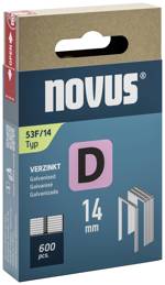 Novus Tools 042-0792 svorky z plochého drátu Typ 53F 600 ks Rozměry (d x š) 14 mm x 11.3 mm
