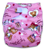 Bambusové plenkové kalhotky hračky (růžová) (bambusové kalhotky)