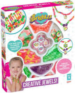 BINO Navlékací korálky s přívěsky kreativní set výroba dětské bižuterie