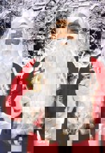 Paruka Santa Claus profi 3 díly