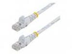 StarTech.com Snagless Cat 5e UTP Patch Cable - Patch kabel - RJ-45 (M) do RJ-45 (M) - 3 m - UTP - CAT 5e - lisovaný, provedení bez hrbolků - bílá