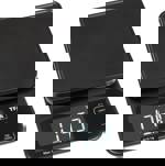 TFA Dostmann COOKIE digitální kuchyňská váha digitální digitální, s odměrnou mísou Max. váživost=5000 g černá 130 x 195 x 29