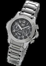 Dámské hodinky Roadster Metal – barevná kombinace nerez ocel / černý ciferník / ocelový pásek