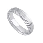 L´AMOUR prsten snubní  pro muže z chirugické oceli