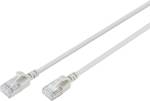 Digitus DK-1632-A-050S RJ45 síťové kabely, propojovací kabely CAT 6A F/FTP 5 m šedá barevně rozlišený, stíněný, točený drát, S průchodkou chránící proti