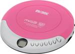 Roxx PCD 501 pink přenosný CD přehrávač Discman CD, CD-R, CD-RW, MP3 růžová, stříbrná