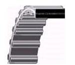 Ozubený řemen pro kosiště 102cm Castelgarden 1600DS8M20