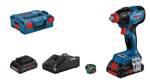 Bosch Professional GDX 18V-210 C aku rázový utahovák, 18 V Li-Ion vč. Bluetooth modulu , vč. 2x aku, vč. nabíječky, kufřík, 06019J0203