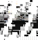 SKF-750MD -  Kombinovaný soustruh na kov s pohyblivým frézovacím zařízením a digitálním odměřováním