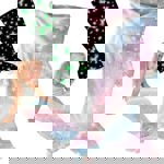 Dětská deka mořská panna svítící, s koňmi a hvězdami