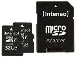 Intenso 32GB SDHC Premium double pack paměťová karta microSDHC Retail 32 UHS-I, Class 10