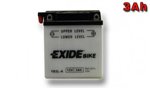 Motobaterie EXIDE BIKE Maintenance Free 3Ah, 12V YTX4L-BS