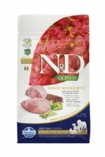 N&D GF Quinoa DOG Weight Mngmnt Lamb & Broccoli 7kg