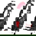 Marvo HG8928, sluchátka s mikrofonem, drátová černá, podsvícená