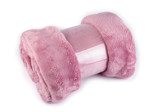 Deka bubble fleece 150x200 cm, barva 5 starorůžová