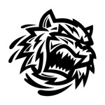 Samolepka hlídací pes na auto a motorku, tuning nálepka (4213)