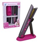 Kulma na vlasy, na baterie, světlo, zvuk, 22 x 5 x 2,5 cm