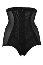 Lenča stahovací kalhotky na zip 29001 XXL černá