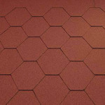 Asfaltový šindel Katepal KL, červený