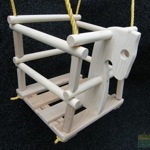 Houpačka dětská 3 v 1 KONÍK přírodní DVV436