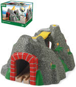 BRIO Tunel kamenný se zvukem doplněk k vláčkodráze na baterie Zvuk