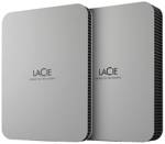 LaCie Mobile Drive v2, Mobile Drive, 4000 GB, externí HDD 6,35 cm (2,5), USB-C(TM) (USB 3.2 Gen 1), stříbrná, STLP4000400