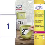 Avery-Zweckform L4775REV-20 Fóliové etikety 210 x 297 mm fólie bílá 20 ks přemístitelné barevná laserová tiskárna, laserová tiskárna, barevná kopírka, kopírka,