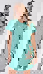 Dámská noční košile s krátkým rukávem Alenka | Pyžama a Župany