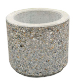 Betonový květináč kruhový