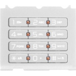 Spodní klávesnice Sony Ericsson W580i White / bílá (Service Pack